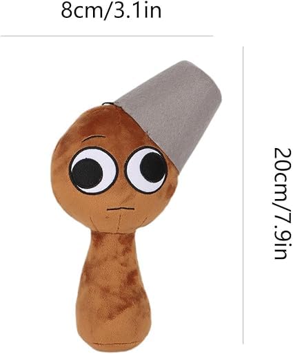Sprunki Game Plush, Sprunki Toys Plush,Soft Stuffed Animal Pillow Doll Christmas Birthday Gifts for Adult Kids（Garnold）