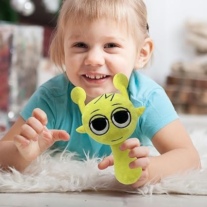 Sprunki Game Plush, Sprunki Toys Plush,Soft Stuffed Animal Pillow Doll Christmas Birthday Gifts for Adult Kids（Garnold）