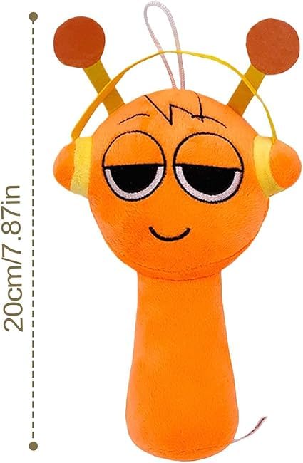 Sprunki Game Plush, Sprunki Toys Plush,Soft Stuffed Animal Pillow Doll Christmas Birthday Gifts for Adult Kids（Garnold）
