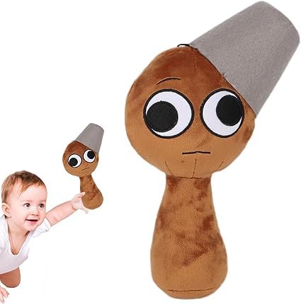 Sprunki Game Plush, Sprunki Toys Plush,Soft Stuffed Animal Pillow Doll Christmas Birthday Gifts for Adult Kids（Garnold）