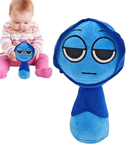 Sprunki Game Plush, Sprunki Toys Plush,Soft Stuffed Animal Pillow Doll Christmas Birthday Gifts for Adult Kids（Garnold）