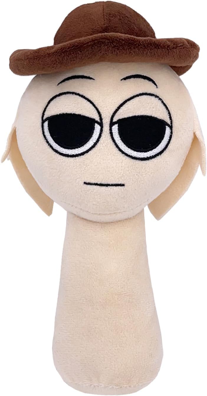 Sprunki Game Plush, Sprunki Toys Plush,Soft Stuffed Animal Pillow Doll Christmas Birthday Gifts for Adult Kids（Garnold）