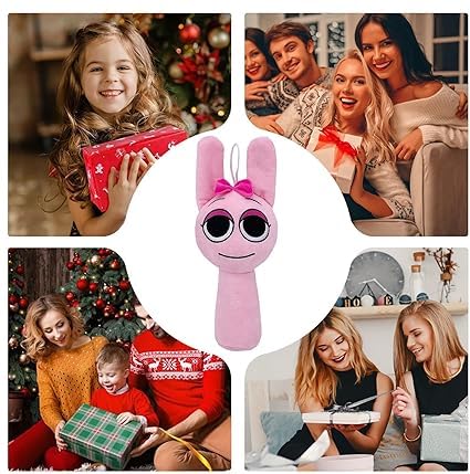 Sprunki Game Plush, Sprunki Toys Plush,Soft Stuffed Animal Pillow Doll Christmas Birthday Gifts for Adult Kids（Garnold）