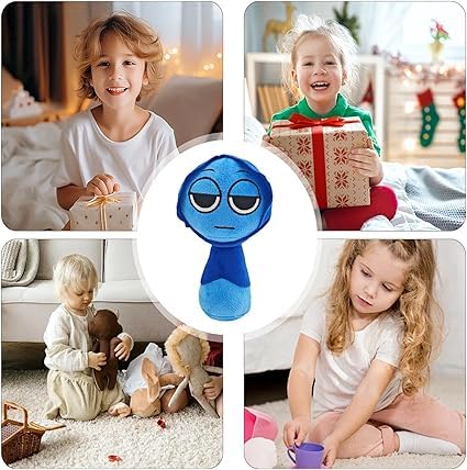Sprunki Game Plush, Sprunki Toys Plush,Soft Stuffed Animal Pillow Doll Christmas Birthday Gifts for Adult Kids（Garnold）