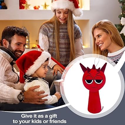 Sprunki Game Plush, Sprunki Toys Plush,Soft Stuffed Animal Pillow Doll Christmas Birthday Gifts for Adult Kids（Garnold）