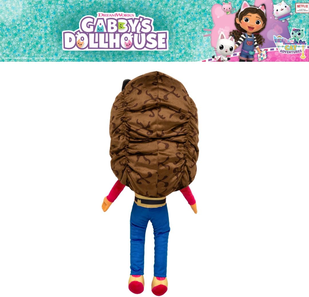 Franco DreamWorks Gabby's Dollhouse Kids Bedding Super Soft Plush Decorative Throw Cuddle Pillow, (Officially Licensed Product)