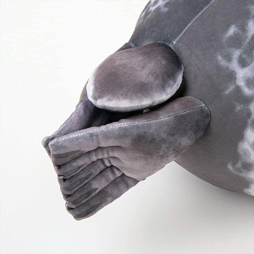 MerryXD Chubby Blob Seal Pillow,Stuffed Cotton Plush Animal Toy Cute Ocean Small(11.8 in)