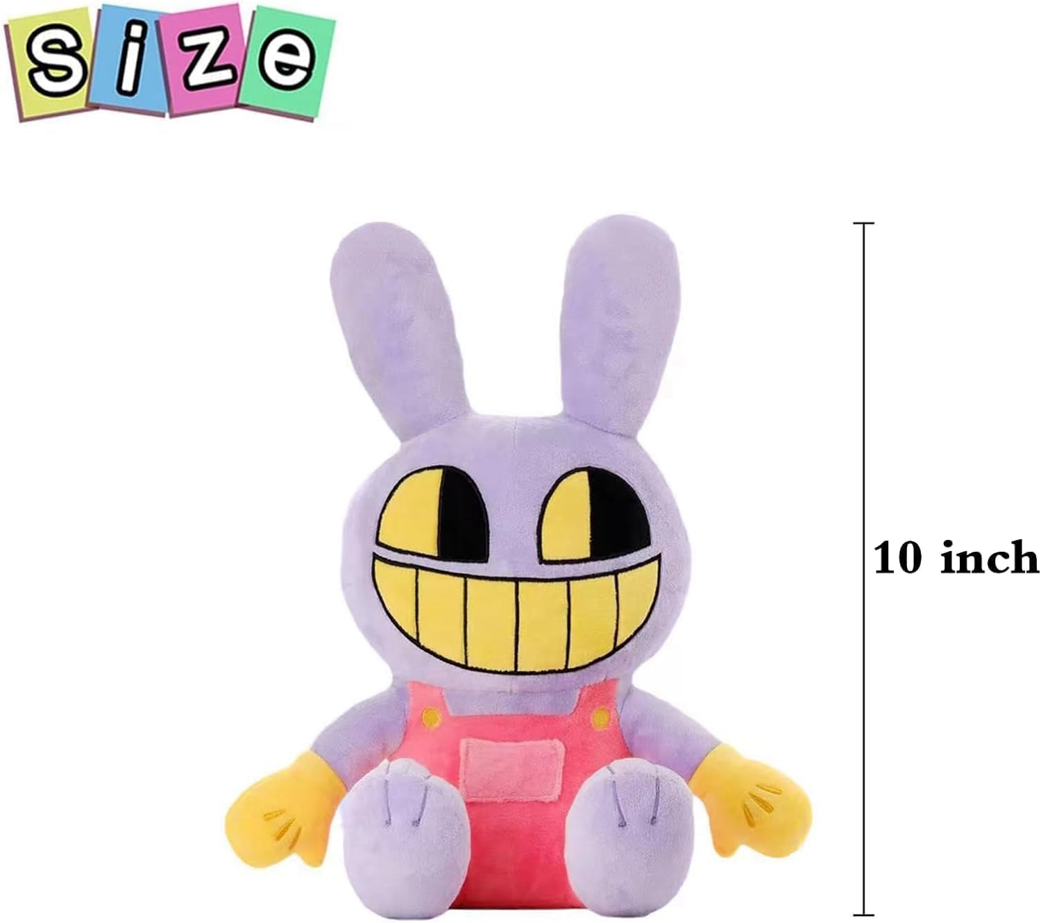 The Amazing Digital Circus Plush,10" Jax Plushies Toy Gift, Cute Stuffed Figure Doll for Kids and Adults, Birthday Halloween Christmas Choice for Boys Girls