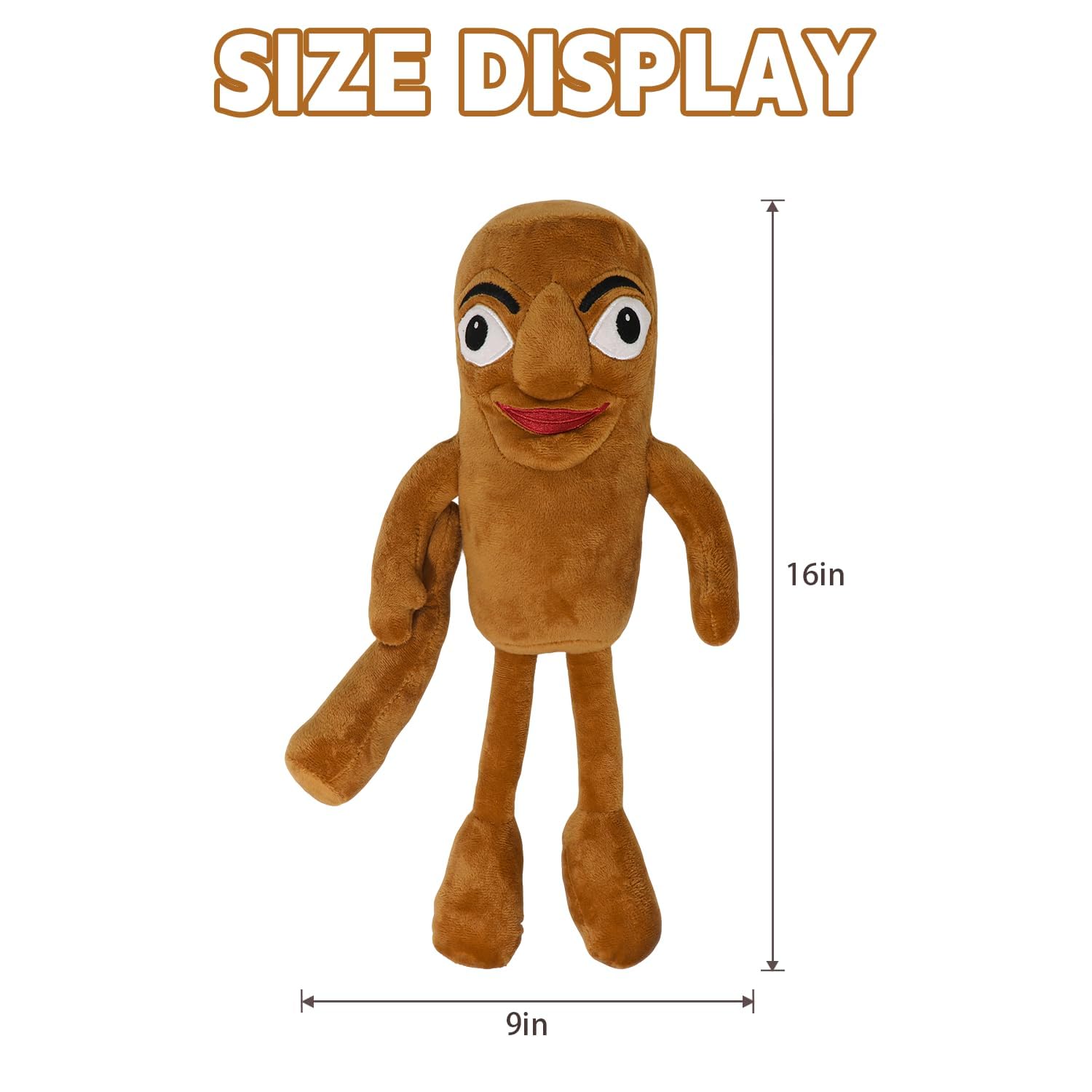 Italian Brainrot,Tung Tung Tung Sahur Plushies Toy 19inch for Fans Gift, Soft Stuffed Animal Pillow for Home Kids' Bedroom Decor, Birthday Christmas Choice for Boys Girls(2PACK)