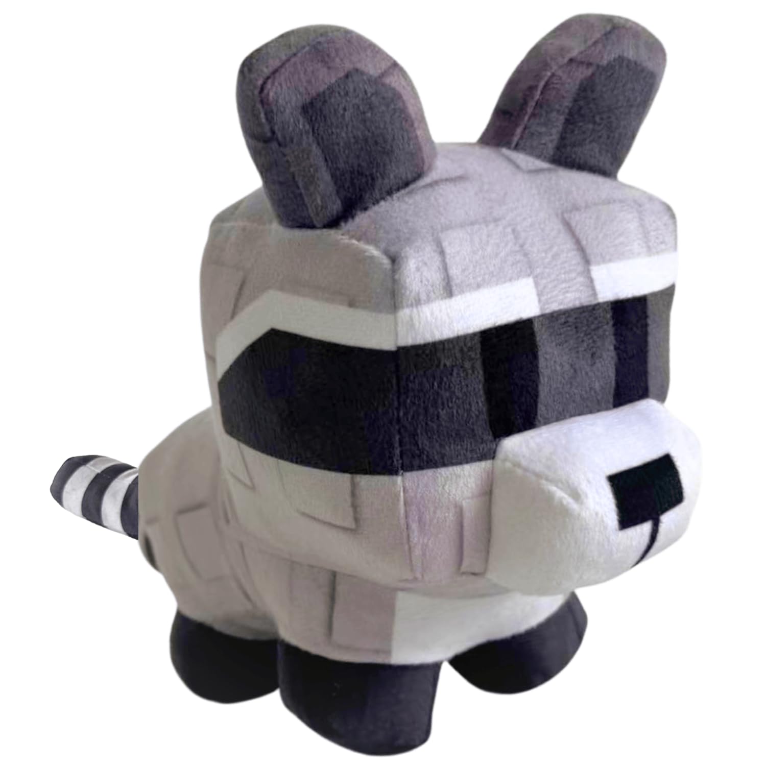 SUPERBE Grow a Garden Plush Toys, 10.63'' Garden Pet Raccoon Red Fox Stuffed Animals Toy, Collectible Plushie for Video Game Fans (Grey)