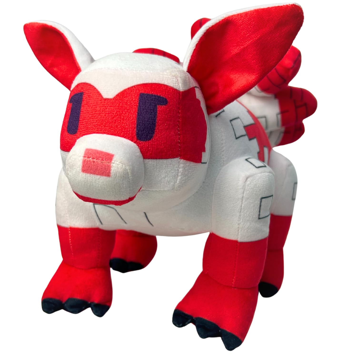SUPERBE Grow a Garden Plush Toys, 10.63'' Garden Pet Raccoon Red Fox Stuffed Animals Toy, Collectible Plushie for Video Game Fans (Grey)