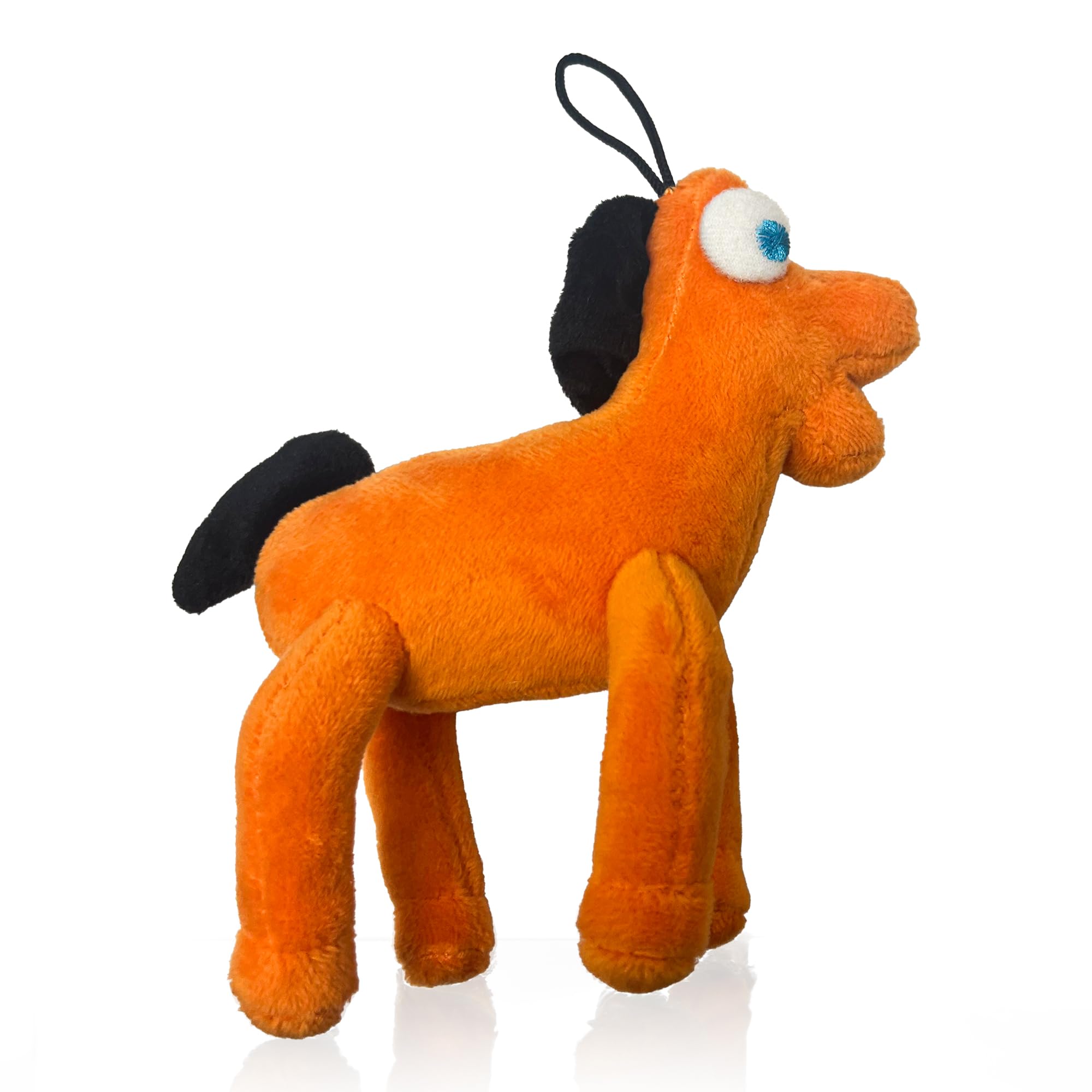 Multipet Gumby Dog Plush Toy - Squeaky Toy for All Dogs - Extra Soft Plush w/ Flexible Legs & Arms - Stuffed Animal for Cuddling & Playing - Cute Dog Pet Toy (9", Green)