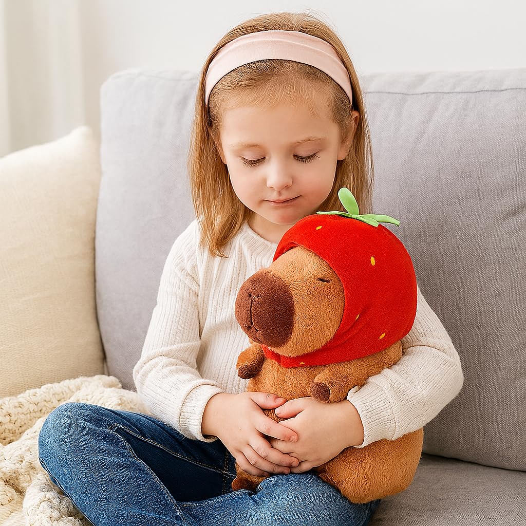 Capybara Plush Toys, Stuffed Animals, Plushies for Boys and Girls Toddlers, Home Decor