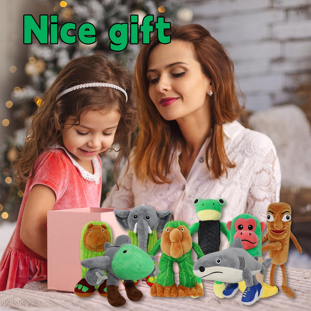 Italian Brainrot,Tung Tung Tung Sahur Plushies Toy 19inch for Fans Gift, Soft Stuffed Animal Pillow for Home Kids' Bedroom Decor, Birthday Christmas Choice for Boys Girls(2PACK)