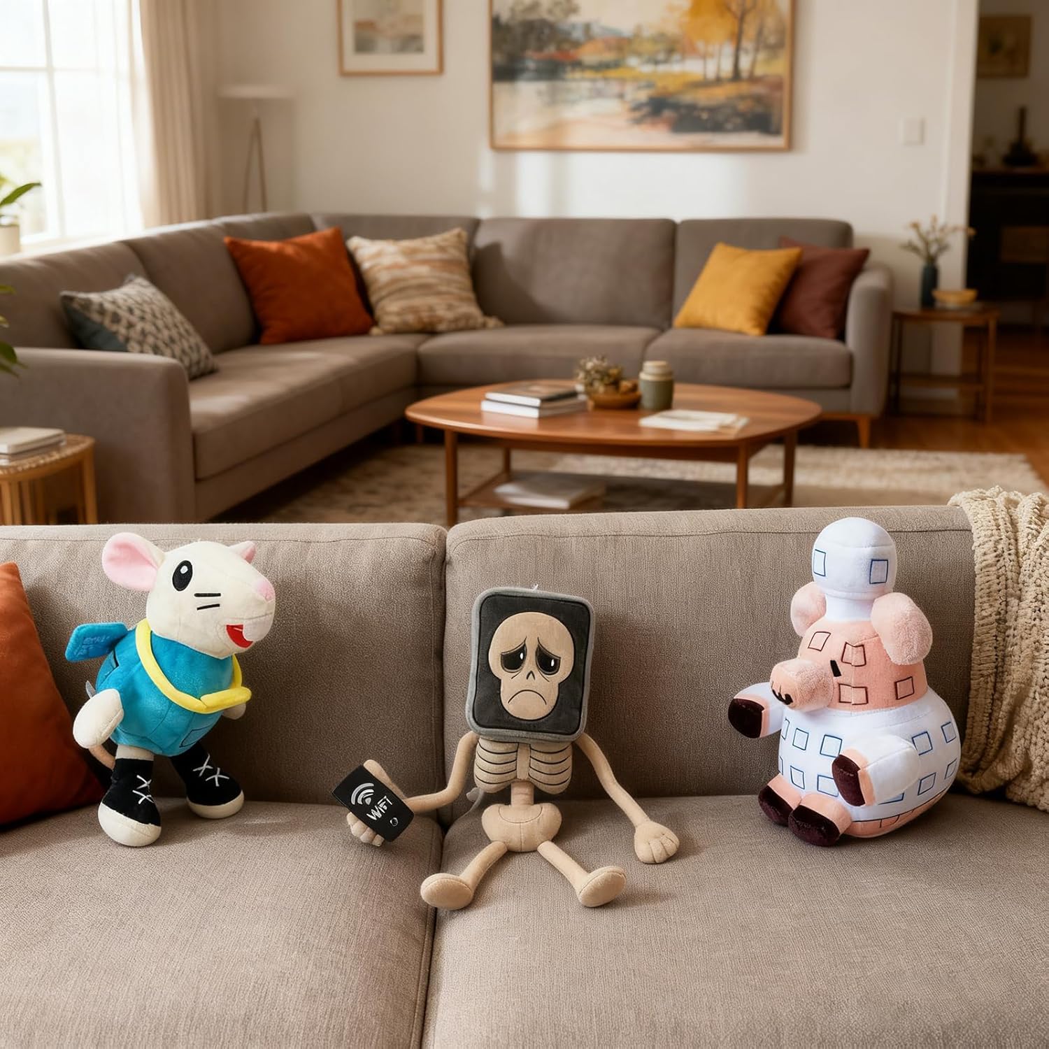 Steal a Brainrot Plush Toy,Cute Soft Stuffed Animal, Collectible Gift for Game Fans (Color K)