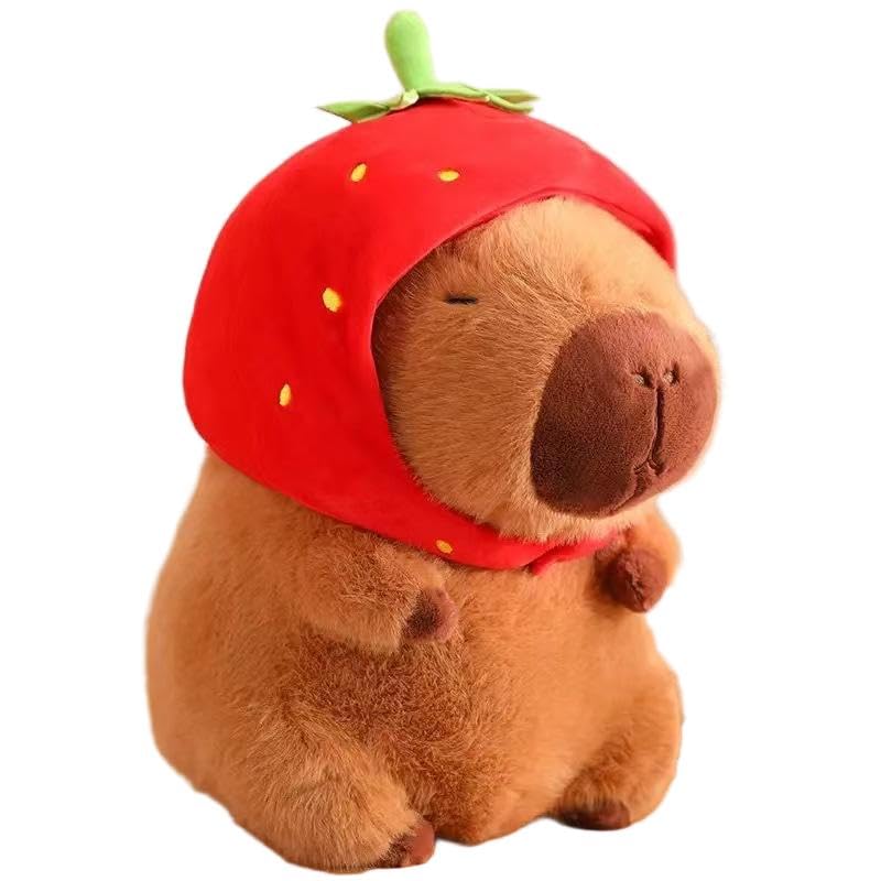 Capybara plush toy soft cute stuffed animal for kids and adults